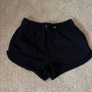 Women's Black Athletic Shorts